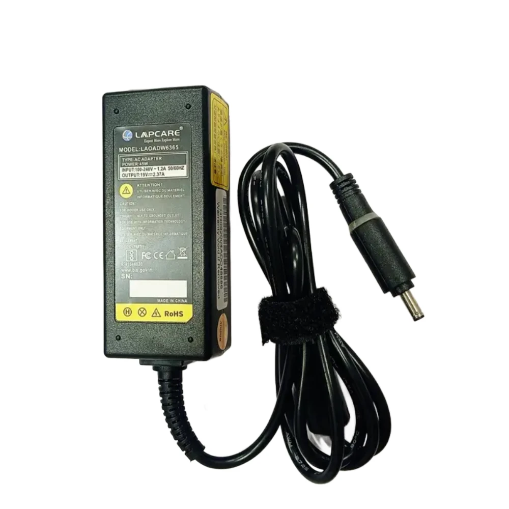 Lapcare Laptop Adapter Compatible For Asus 45w | 19v/2.37a | 4.0mm x 1.35mm view 2